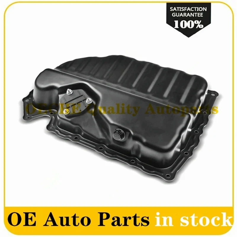 Фото Нижний масляный поддон двигателя 06J103600AM подходит для VW Arteon, Golf, Passat, Sharan, Tiguan, AUDI A1, Q2, Q3, Skoda Octavia, Seat Leon №1