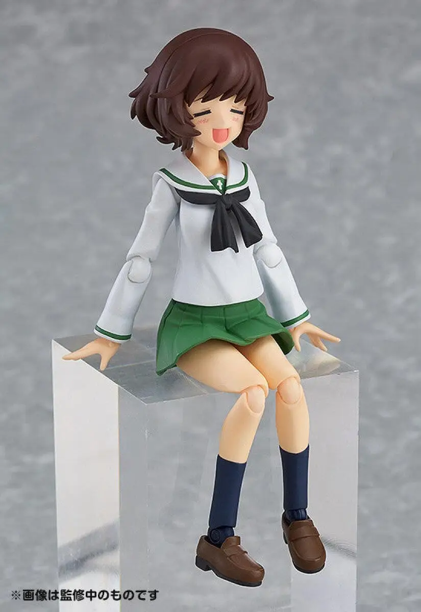 Фото Новая оригинальная фигурка GOOD SMILE Figma Yukari Akiyama из Girls und Panzer der Film, в наличии, модель в подарок №5