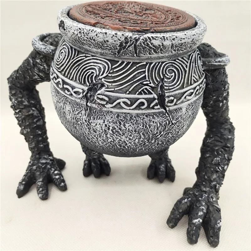 

Elden Ring Pot Boy Figure Anime Figurine Decorative Resin Ornament Model with Lights Ranni Figures Home Decor Toy Birthday Gift