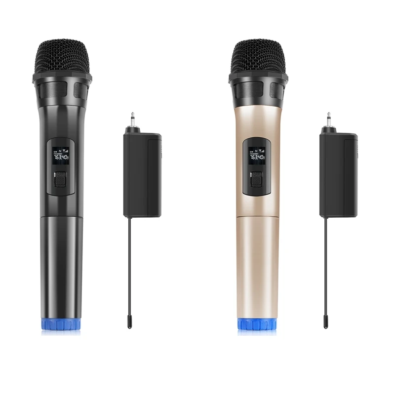 

PULUZ UHF Wireless Dynamic Microphone &LED Display Handheld Microphone Recording Karaoke For Stage Church Party School