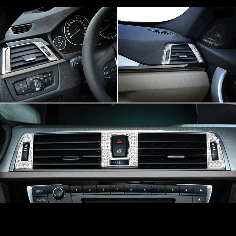 Накладки на выходные отверстия двигателя для BMW 3 4 Series 3GT F34 F30 13-18