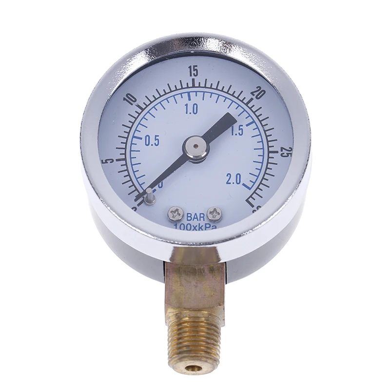 Барный манометр 1/4 BSP резьба 0-180 PSI 0-12 бар 0-170 Psi Манометр двойные весы для