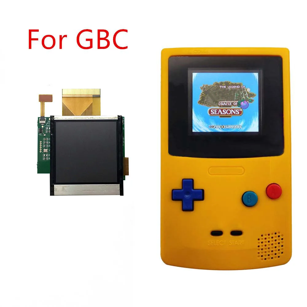 Replacement for GBC backlight LCD screen High Light Modification Kits for Nintend GBC Console LCD screen light game accessories