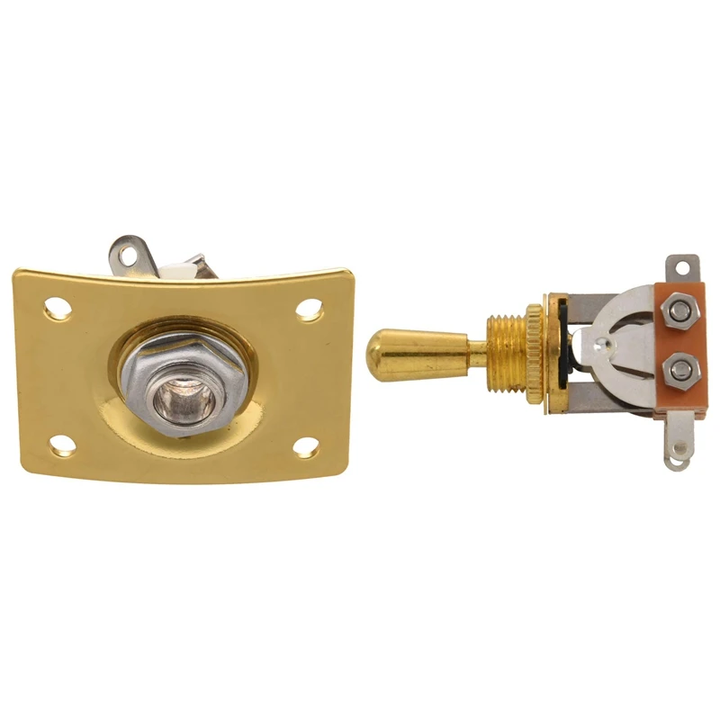 

Электрическая гитара, 3-ходовой переключатель, переключатель звукоснимателя с пластиной, гитара, бас джек 1/4 разъем вход/выход