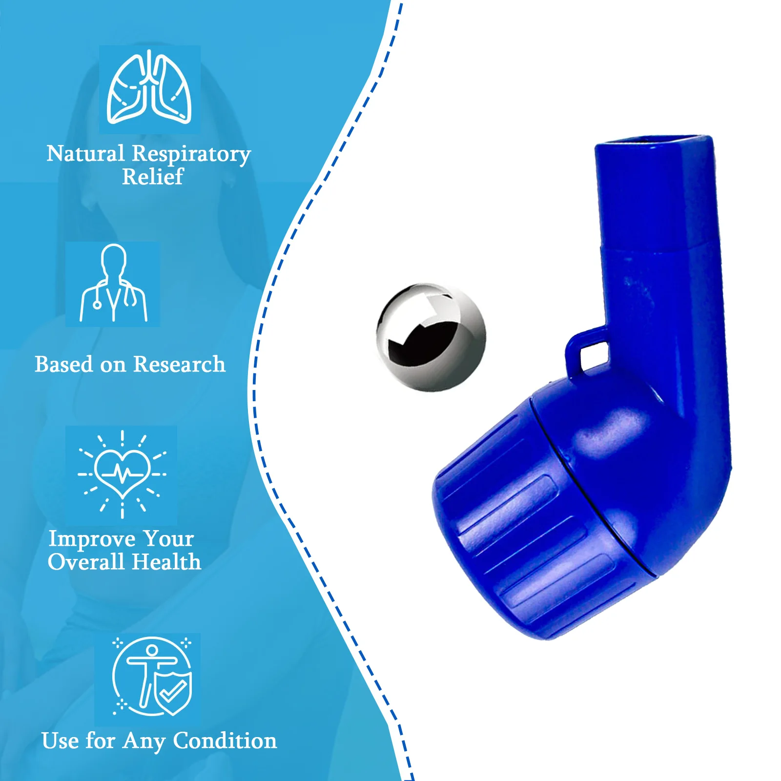 Тренажер для легких и средство удаления слизи