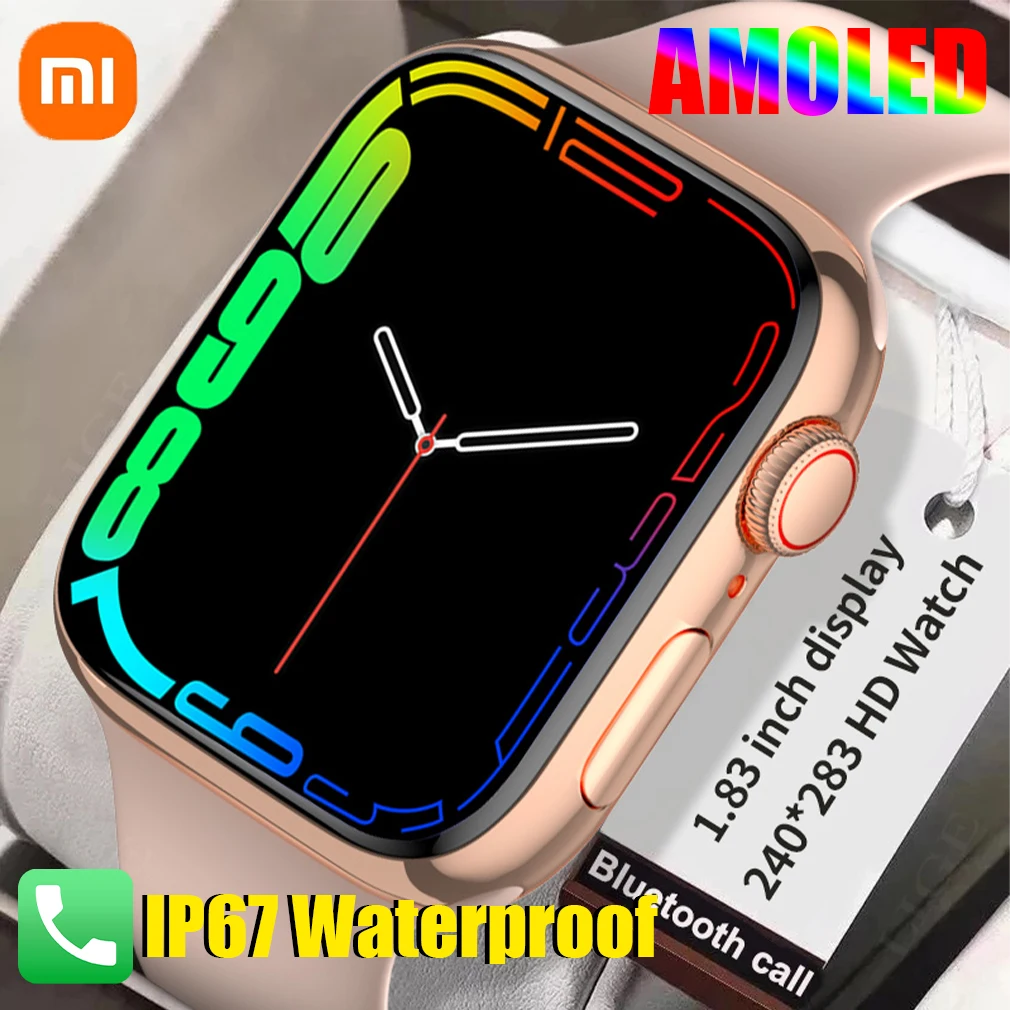 

Xiaomi New Series 7 Smart Watch Women Full Touch Screen 1.83inch Bluetooth Waterproof Watches Sports Fitness Tracker Smartwatch