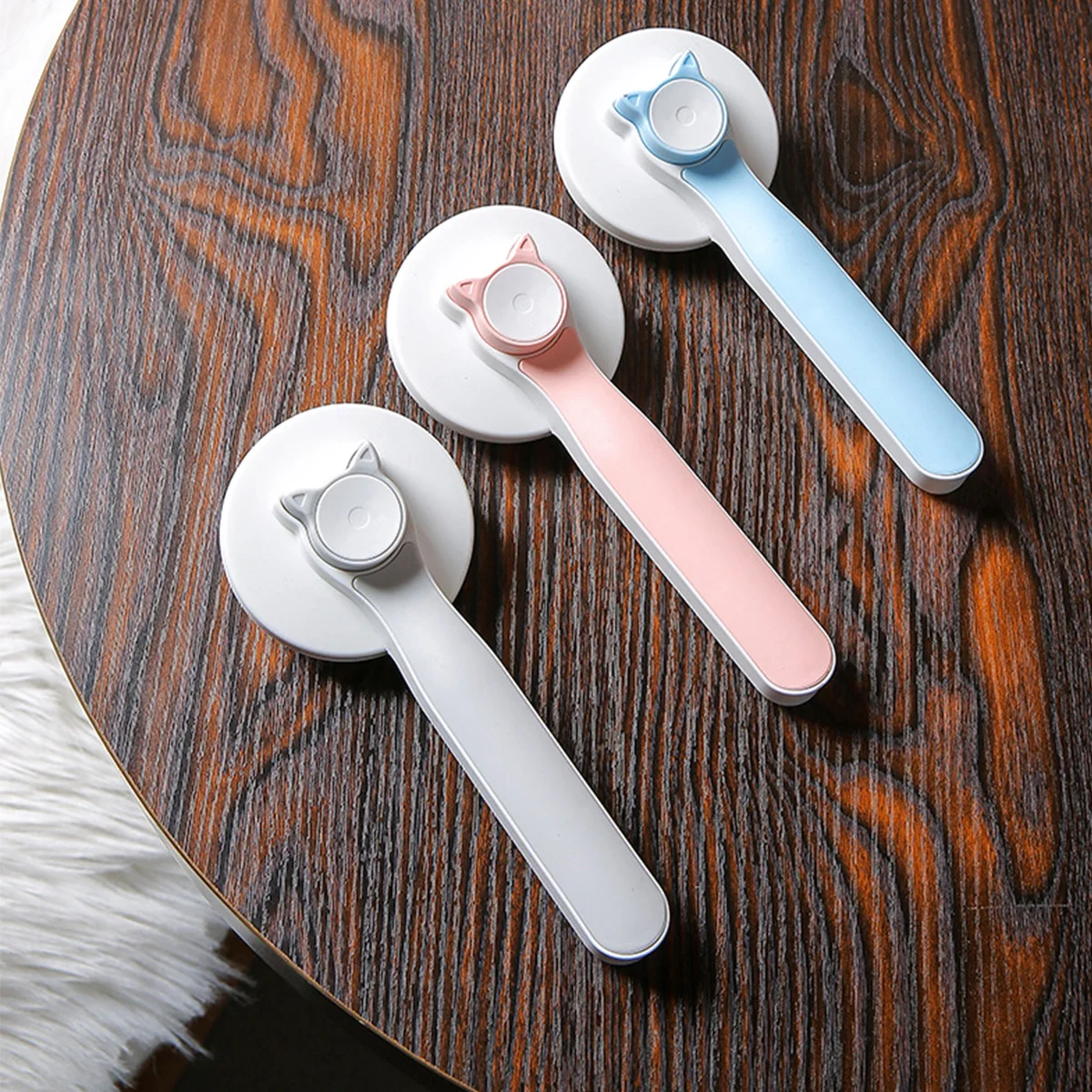 

Щетка для груминга кошек и собак, многоразовая Массажная круглая пластиковая, удаление и уход за питомцами