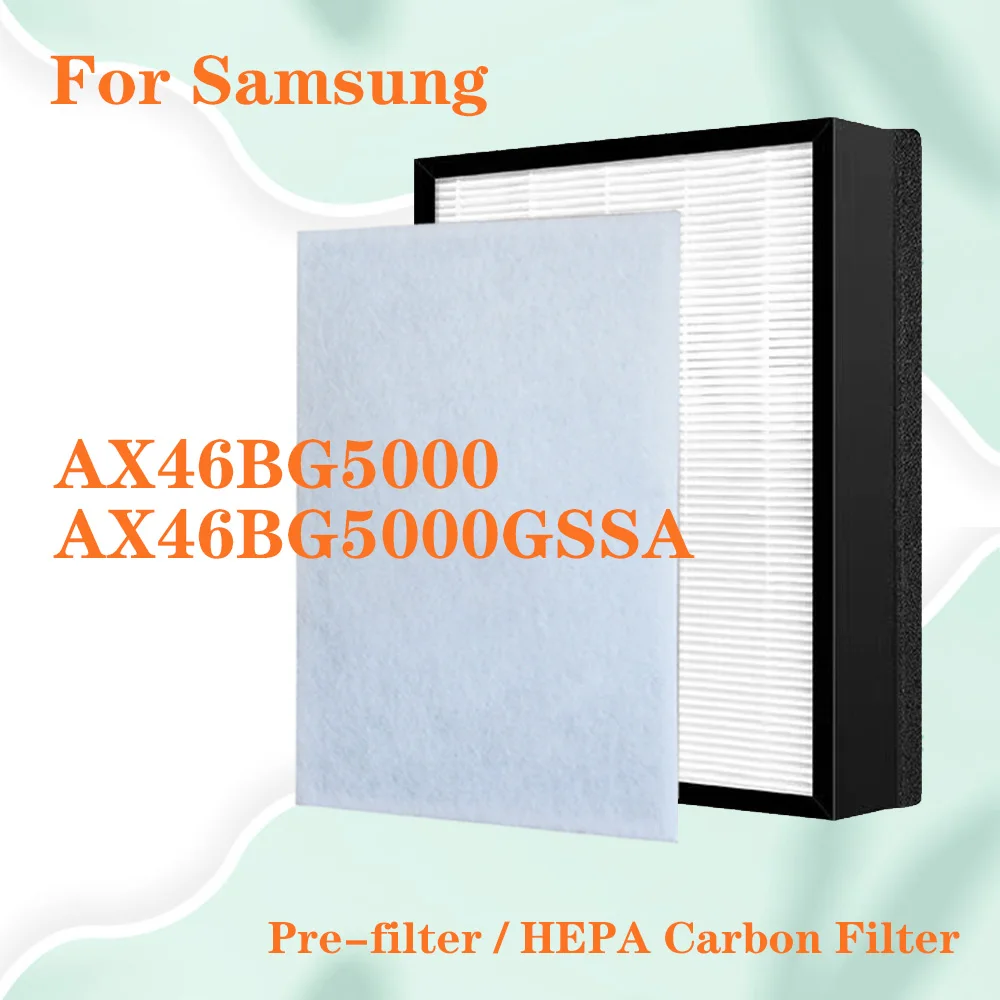 Для очистителя воздуха Samsung AX46BG5000 AX46BG5000GS AX46BG5000GSSA Сменный HEPA-фильтр 2 в 1 +