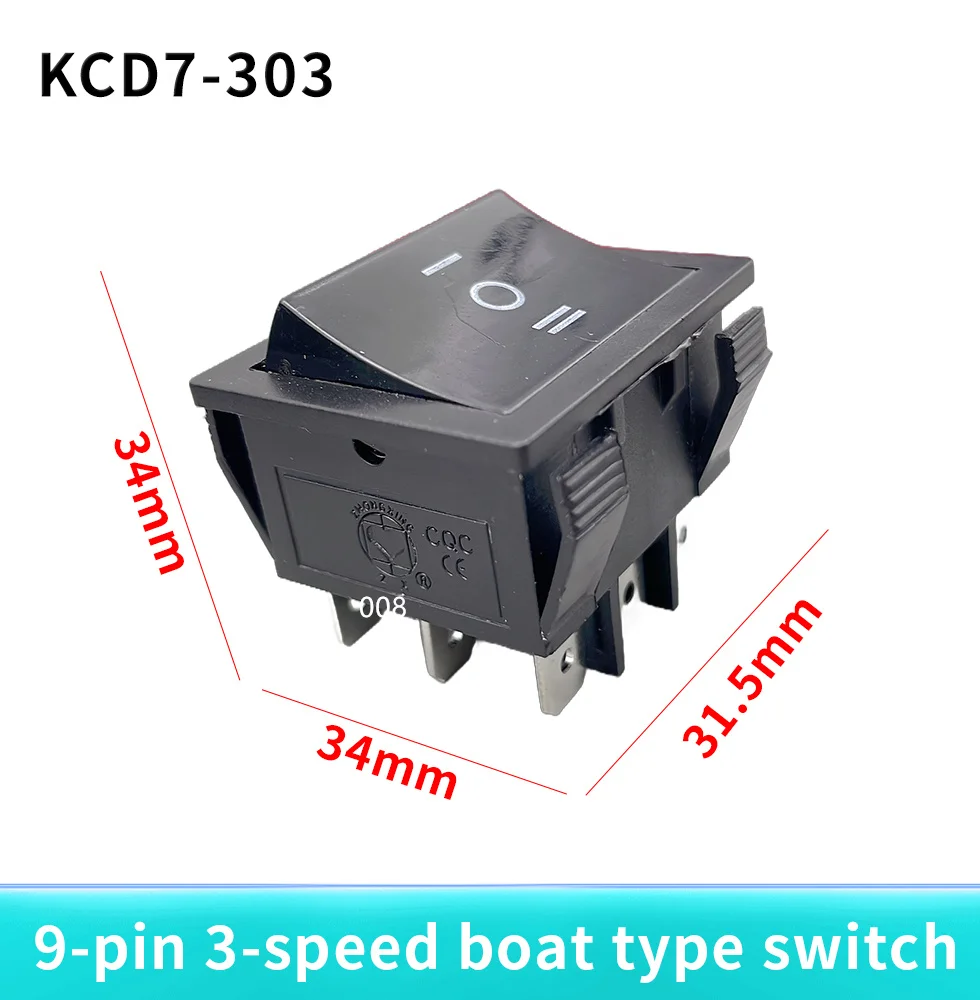 

Пластиковый трехпозиционный переключатель KCD7-303