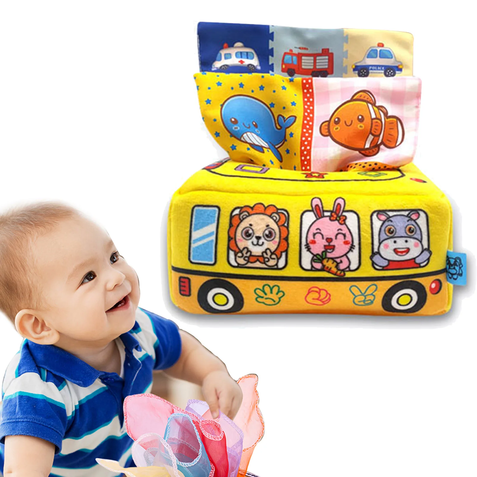 

Коробка для детских салфеток Монтессори, Красочная радуга, обучающие игрушки для дошкольного обучения, подарки для родителей, стимуляция