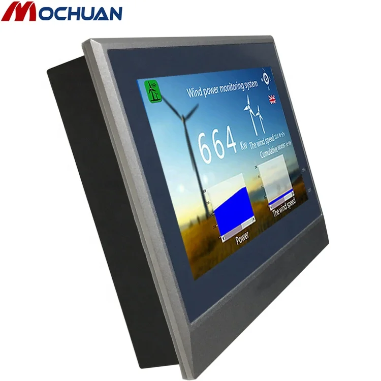 

China cheap industrial 7" modbus plc hmi touch screen controller price