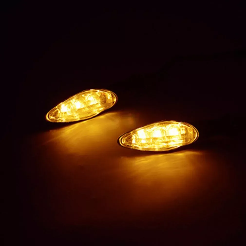 

2pcs Universal Motorcycle LED Turn Signal Amber Indicator Blinker Light Scooter Motorbike Lamp Blinker Motorbike Accessories