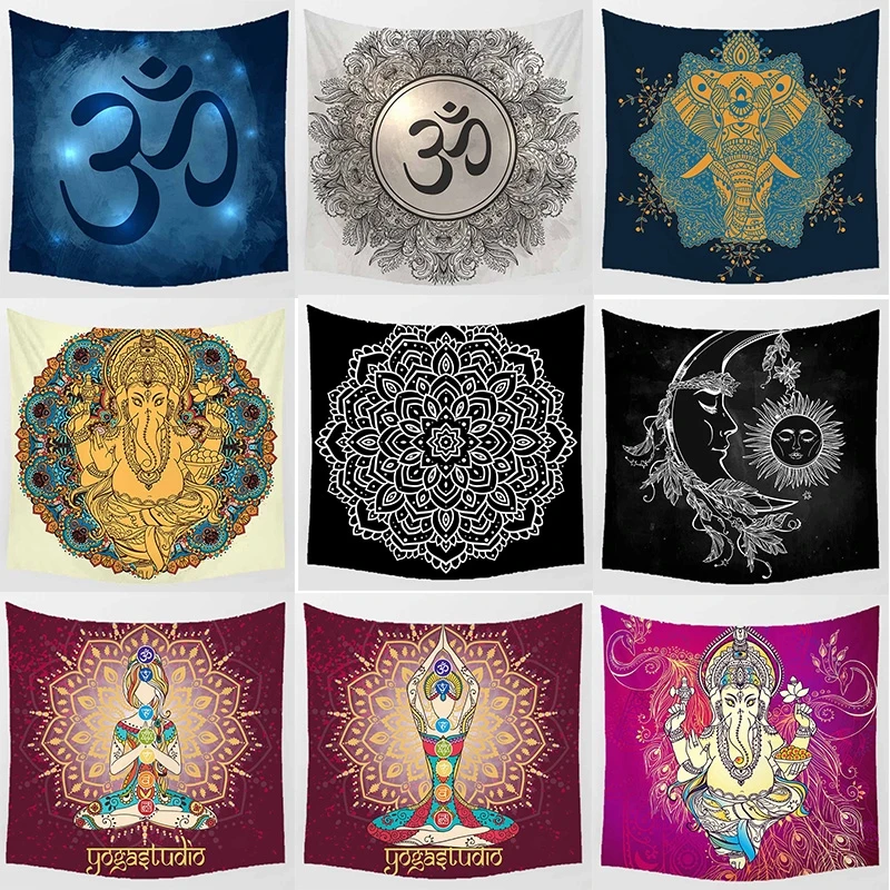 

Квадратный настенный гобелен Twenty Sun Moon