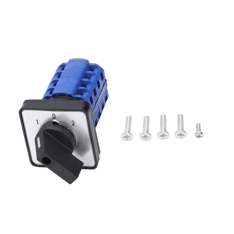 

2X SZW26-20/D404.4 660V 20A 3 Position Panel Mounting Select Rotary Cam Changeover Switch