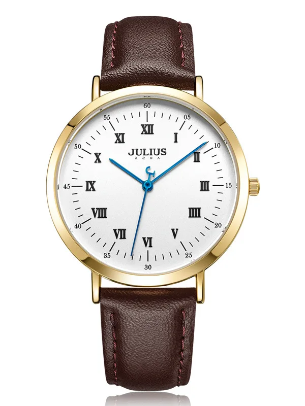 Fashion Large Dial Waterproof Belt Women's Watch Men's Watch Student Watches Designer Watch Dress for Women CN(Origin) Relojes enlarge