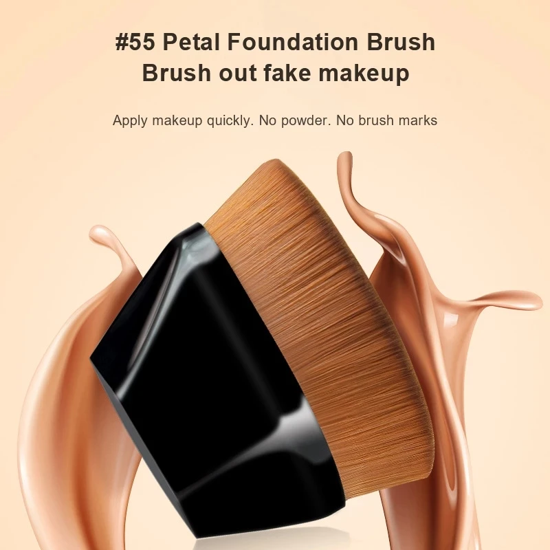 

Foundation Brushes Makeup Brush Beauty Face Portable Professional Foundation Brush Large Cosmetics Soft Base Female Makeup