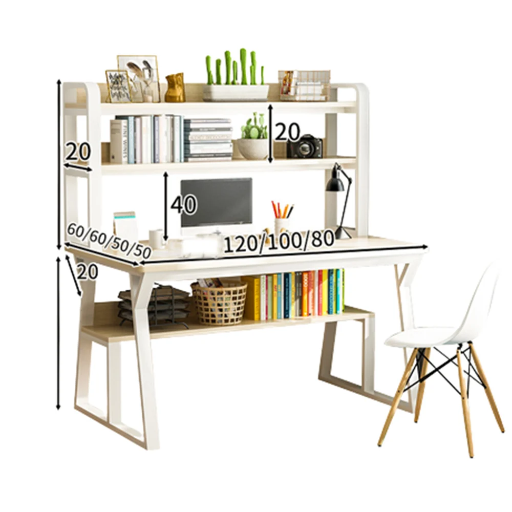 

Однослойные компьютерные столы 80/100/120 см длинный игровой стол многофункциональная стойка для хранения интегрированная мебель