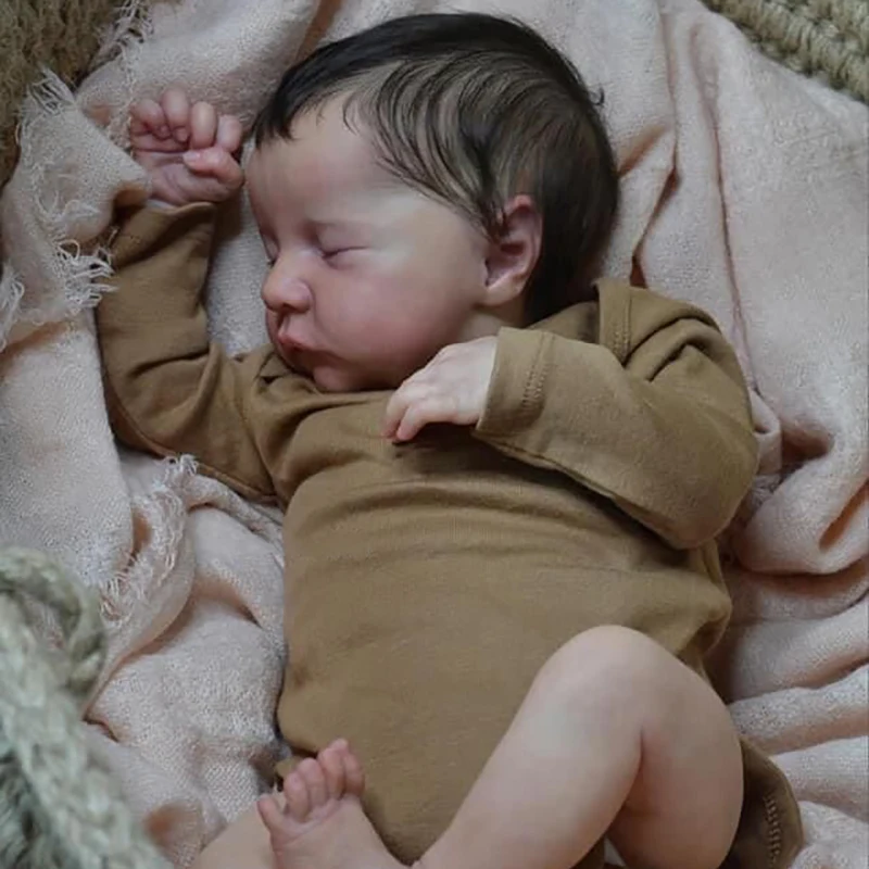 

Реалистичная силиконовая кукла Reborn Levi, два варианта, 19 дюймов