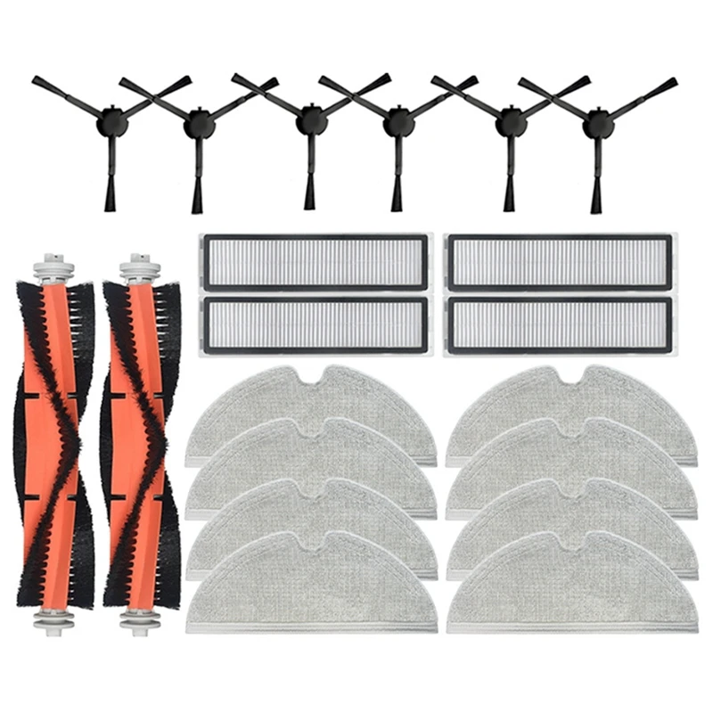 

Аксессуары для робота-пылесоса Dreame Bot D9 MAX L10 Pro, фильтр НЕРА, основная щетка, насадка на швабру, сменные детали