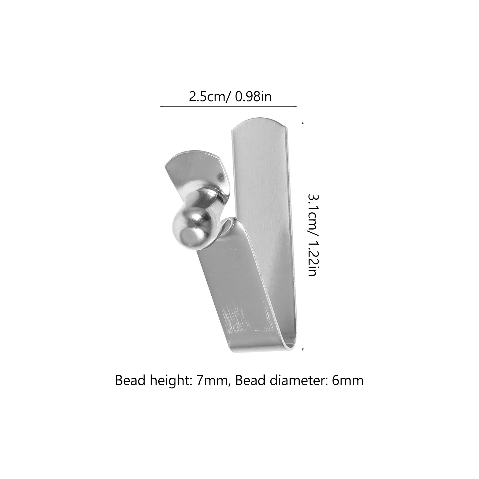 10 шт. шарики для зонтов кнопка пружинные зажимы полые аксессуары серебряные