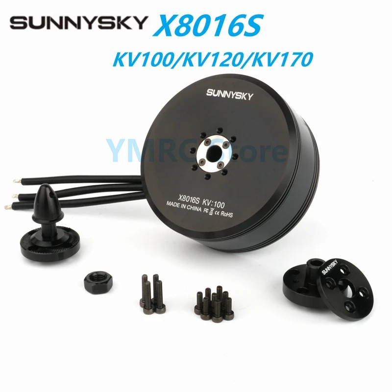 Sunnysky X8016S KV100/KV120/KV170 12S бесщеточный двигатель для радиоуправляемого дрона мультикоптера машина для защиты растений UAV
