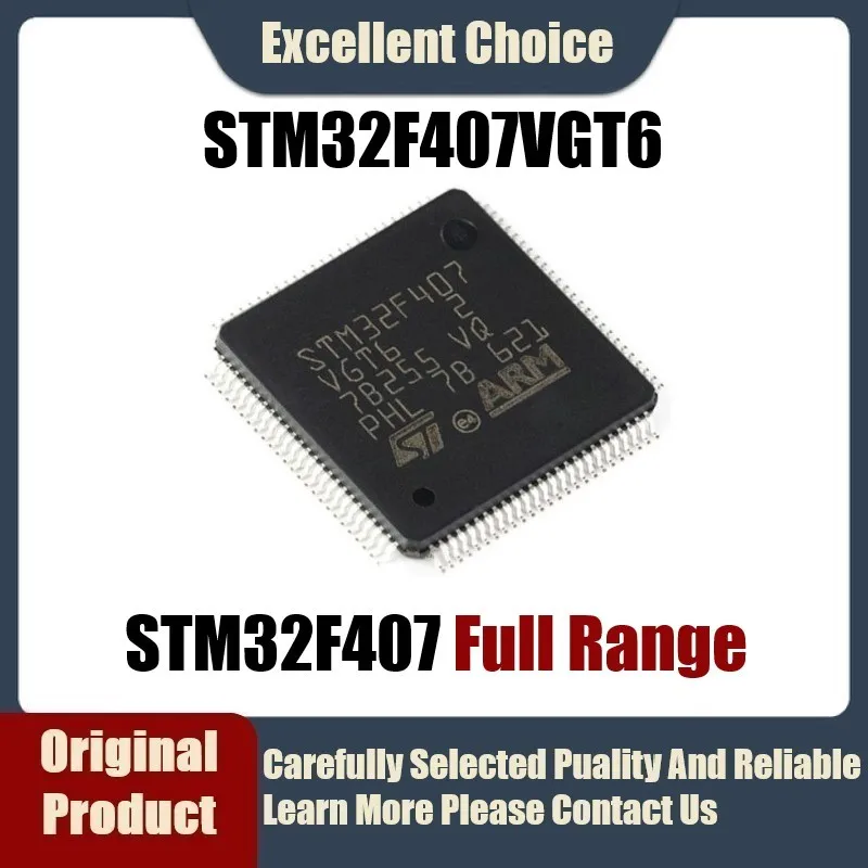 Оригинальный оригинальный микроконтроллер STM32F407VGT6 STM32F407 VGT6 фотоконтроллер MCU 1