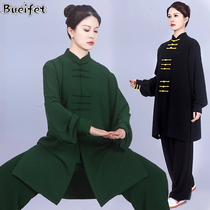 Martial Arts Wing Chun Suit Adult Traditional Tai Chi Chinese Clothing Taijiquan Practice Kung Fu Clothing Morning Sportswear