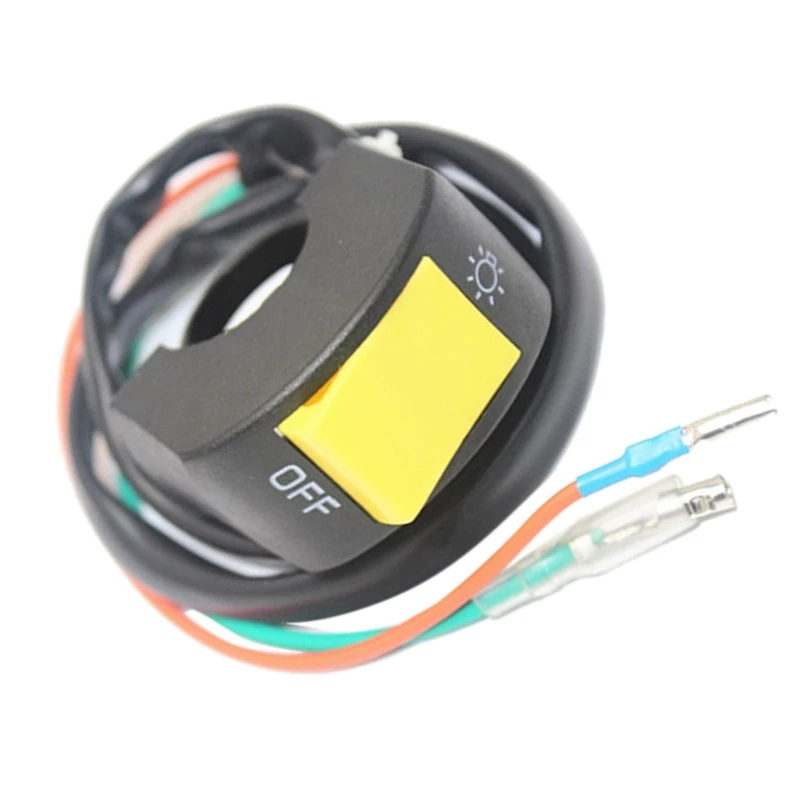 

Motorcycle ATV Bike 7/8Inch Handlebar Headlight LED Spot Light Lamp Kill Switch