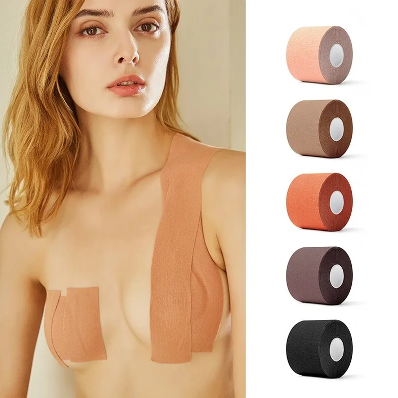 Latest Wholesale Invisible Bra Strapless intimates accessories Breast Lift Push Up Boob Tape Nipple Tape Cover