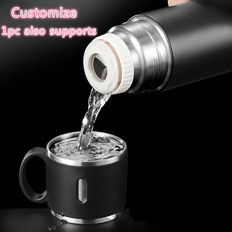 

420/580ml New 316 Stainless Steel Thermos Mug Water Bottle Men and Women Portable Vacuum Flask Cup Business Gifts Custom Thermos