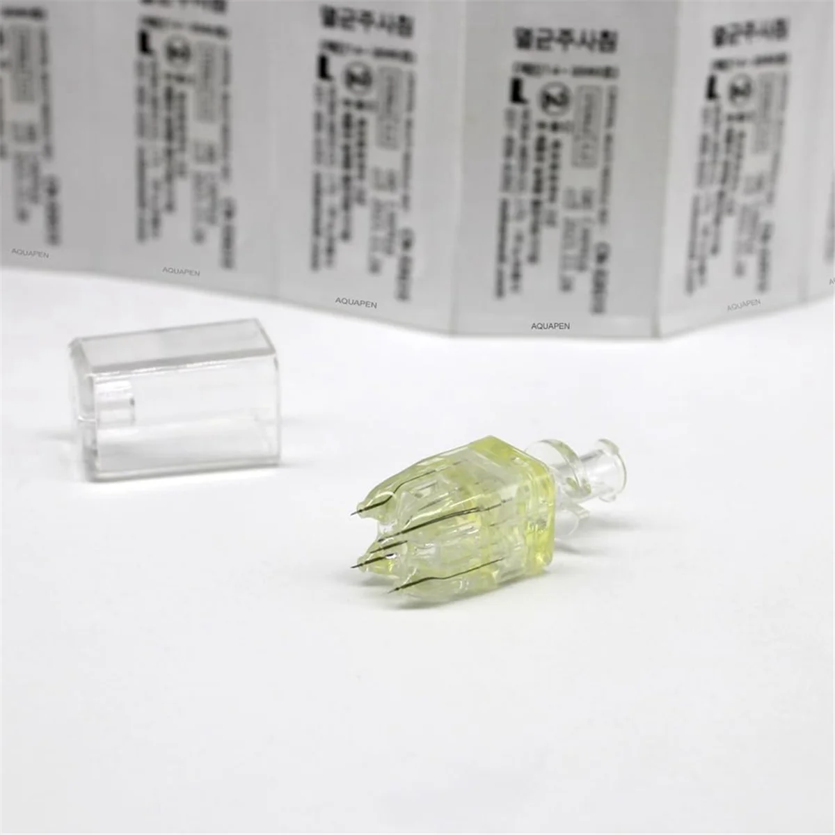 Одноразовая кристаллическая 5-контактная мультиигла для мезотерапевтических