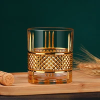 european style luxury phnom penh whiskey cup with high sense of home master hand painted gold glass xo strong glass