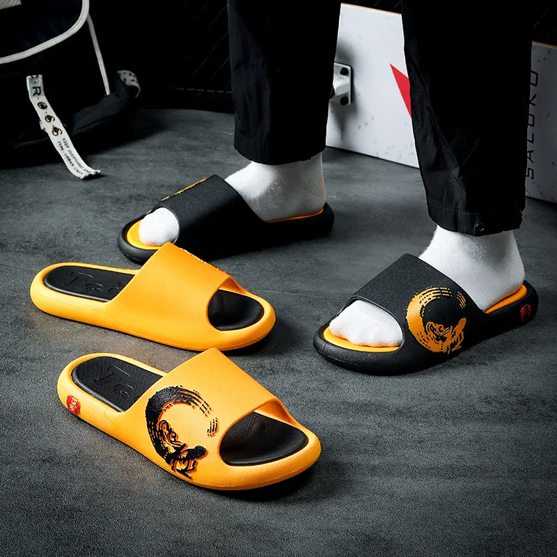 Men Women Slider Fashion Casual Men Slippers Non-slip Soft Sole Slides Designer Shoes Indoor Couple Bathroom Sliders