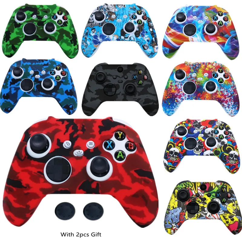 

For XBOX Series X/S Consoles Silicone Cover Joystick Anti-slip Skin Protective Case For xbox series x s Controller Accessories