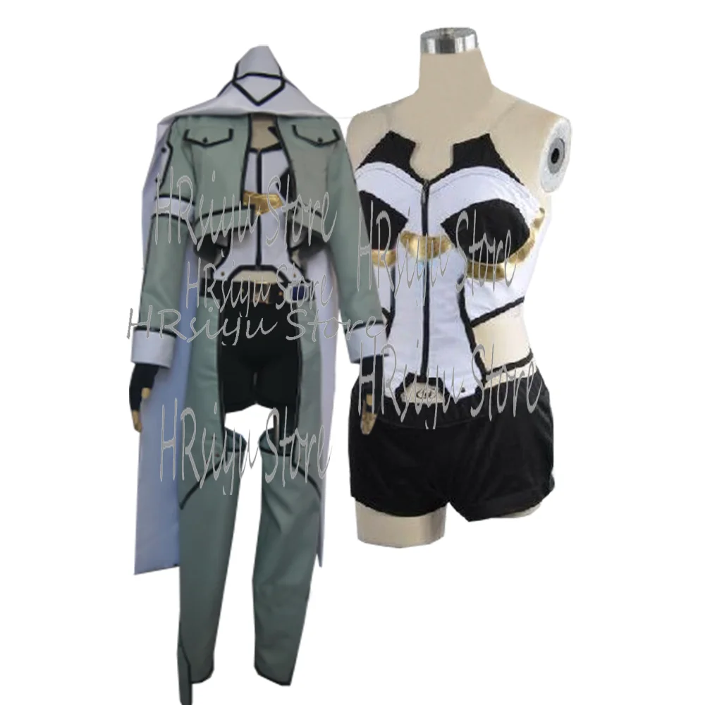 Аниме Косплей шино Асада военный костюм униформа для мужчин и женщин полный