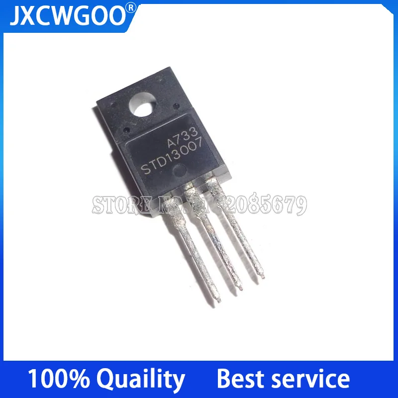 

10PCS STD13007 13007 TO-220F MOS FET New original