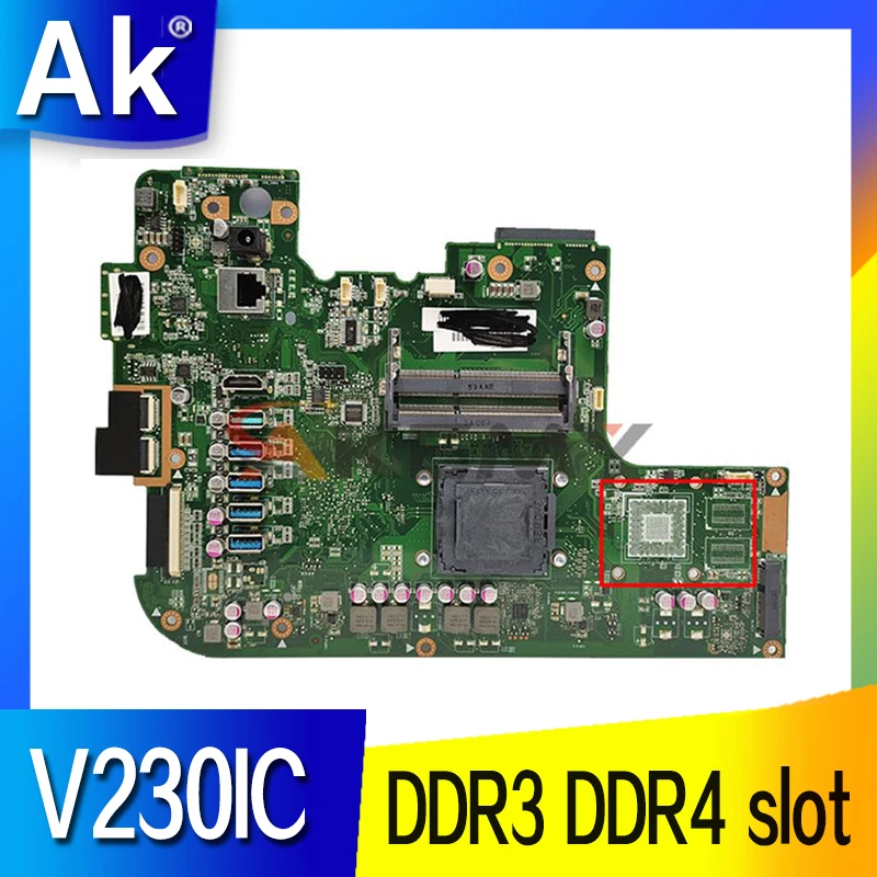 

For ASUS V230IC All-in-one motherboard, independent graphics DDR3 DDR4 REV:1.2 motherboard100% test ok send