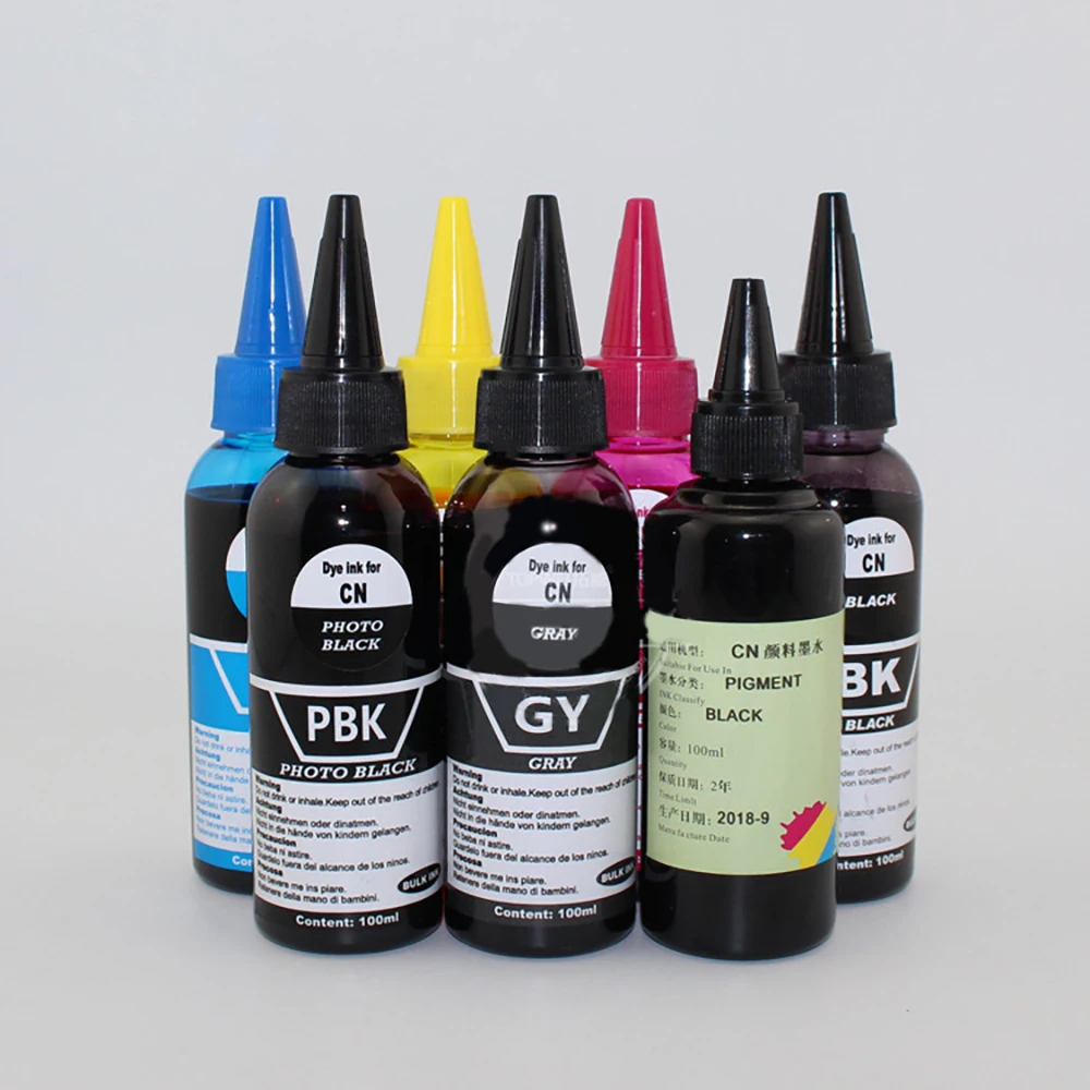 

100ml Universal Replenishing Dye Ink Compatible with HP Canon Canon Brother Epson Lexmark Dell Series