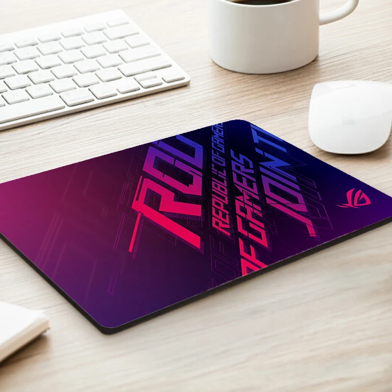 

Игровой коврик для мыши Asus Rog, милые аксессуары для игр, портативный компьютерный игровой Настольный коврик для ПК, в эстетическом стиле, сто...