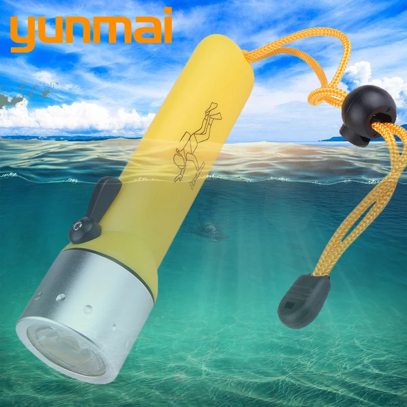 

Led Flashlight Diving Torch Light Lamp Waterproof 3000lm 4* Aa Battery ( Battey Not Include ) Bulbs Shock Resistant Litwod