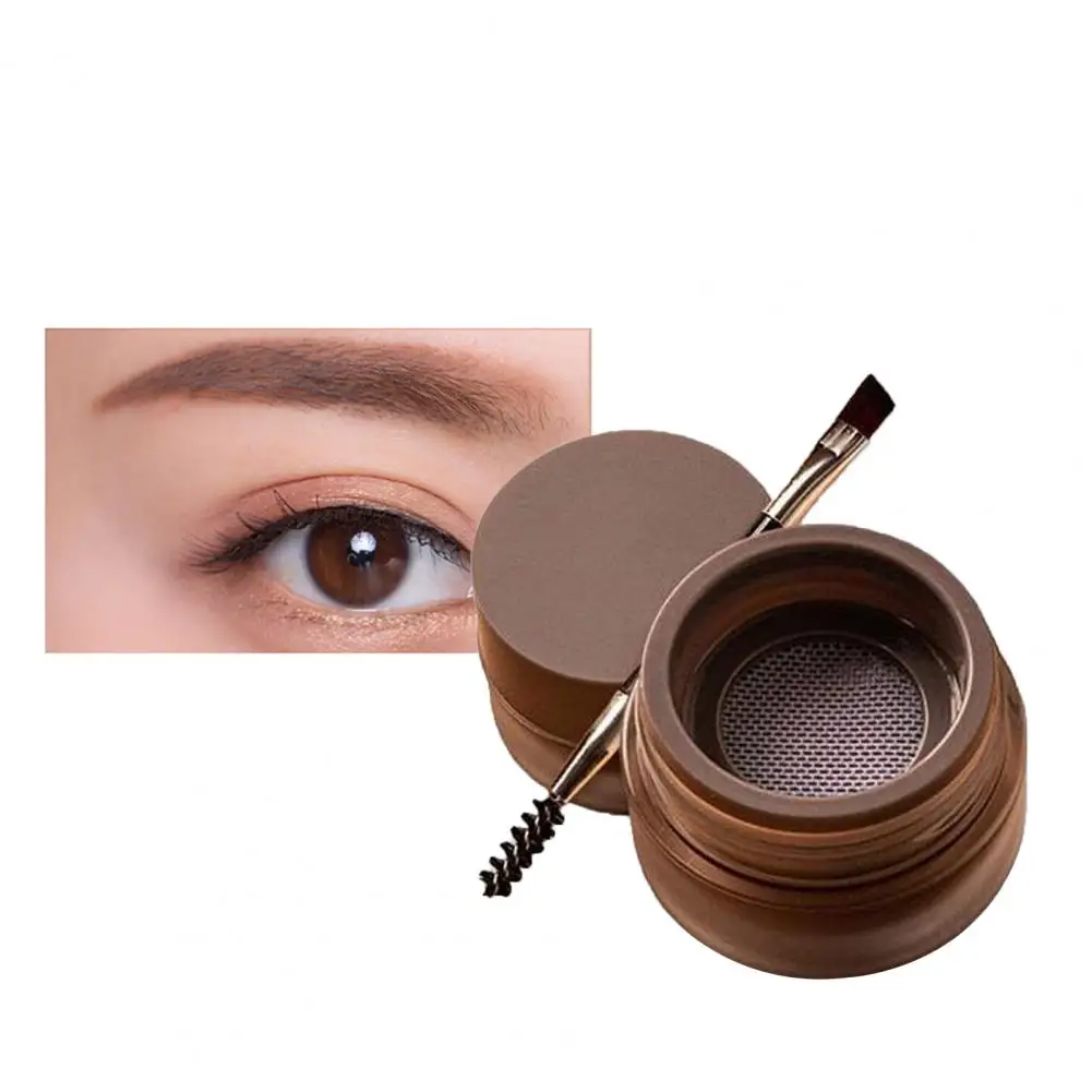 6.2g Eyebrow Cream Waterproof Air Cushion Design with Brush Long Lasting Double Headed Pencil for Women | Красота и здоровье