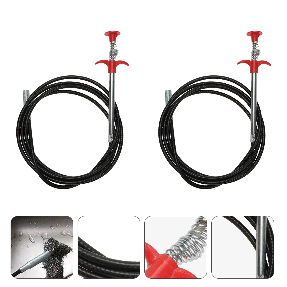 

Drain Tool Hair Remover Clog Stick Cleaning Catcher Auger Tools Removal Sink Snake Plumbing Grabber Flexible Pipeline Dredge