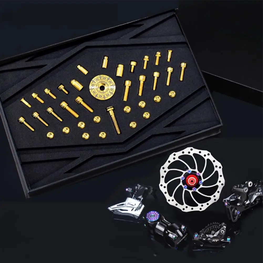 

36 шт./коробка, набор винтов из титанового сплава