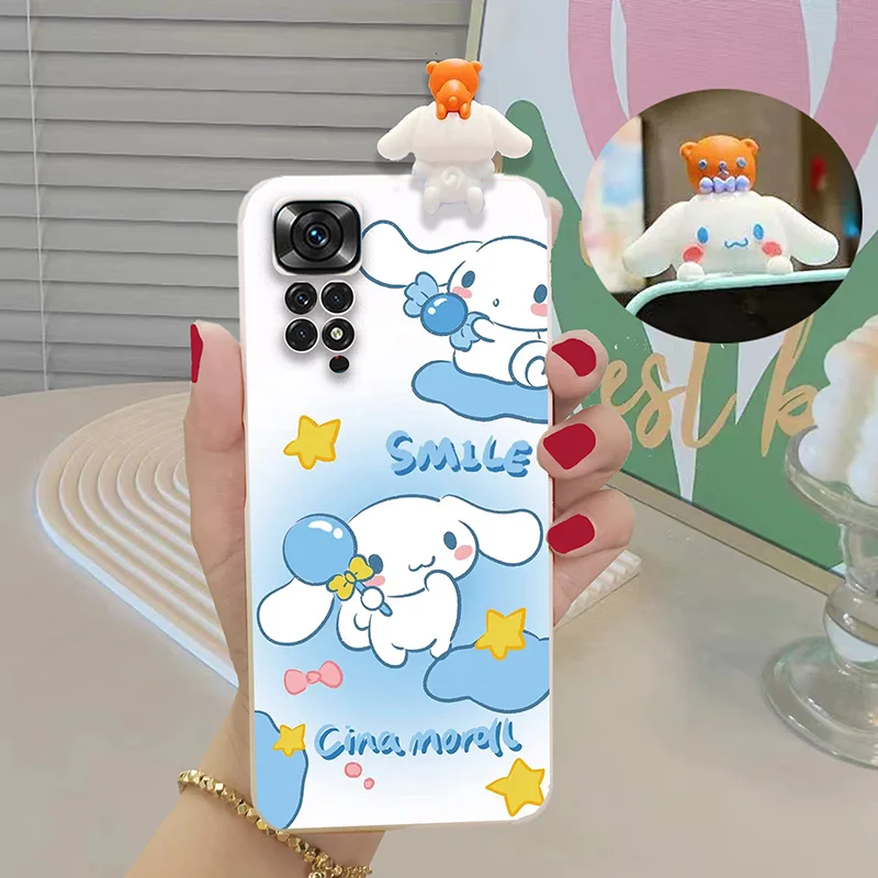 Мягкий чехол из ТПУ с рисунком 3D Cinnamoroll Melody для Realme 10 9 11 Pro 9i 8i 8