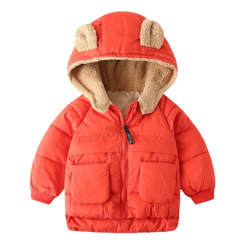 Купи 2022 Baby Girl Outerwear Hoodies Winter Boy Thick Down Coat For Child Windbreaker Fashion Warm Hooded Jackets Coats Kids Clothes за 789 рублей в магазине AliExpress