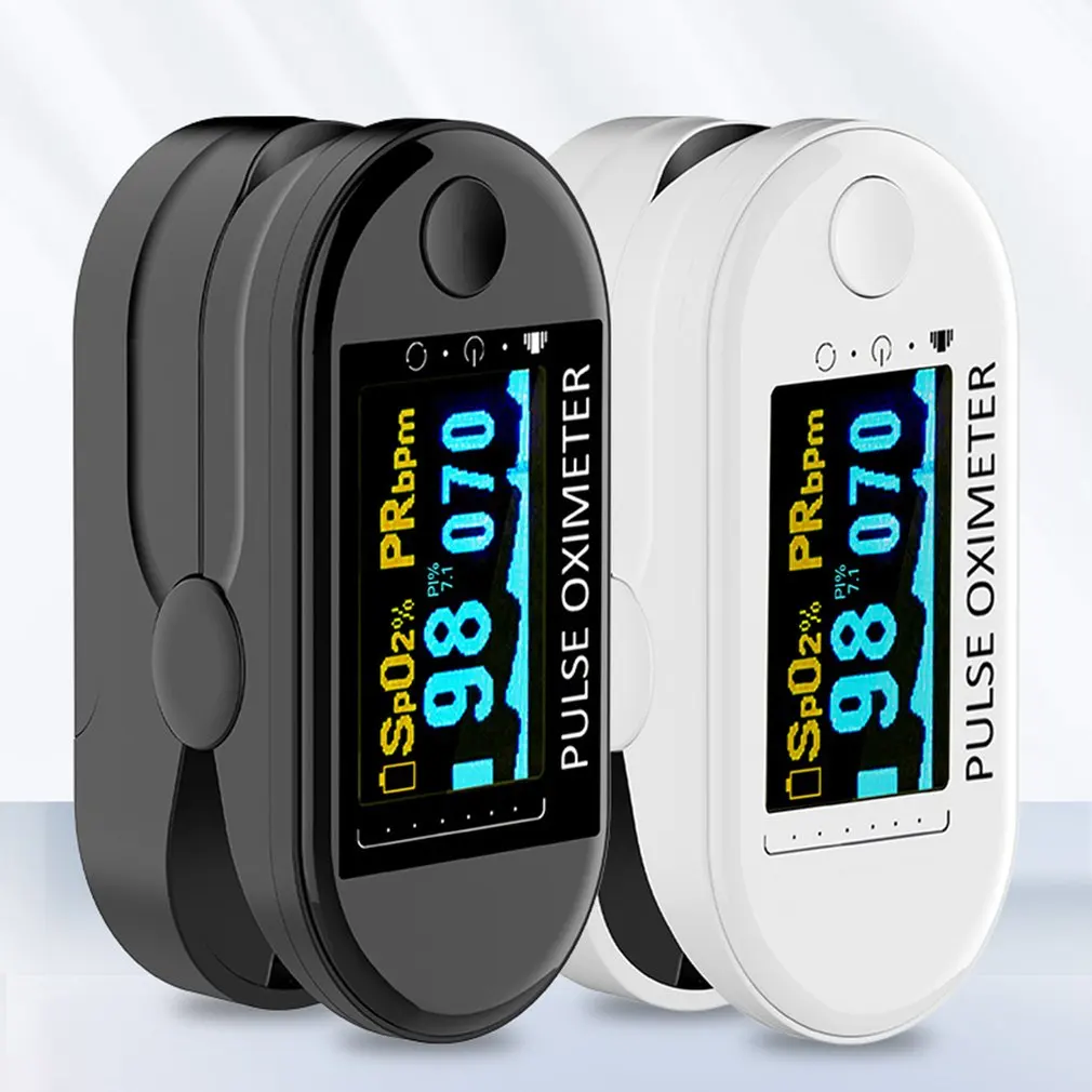 

Finger Oximeter Monitor Portable Finger Clip SPO2 Heartbeat Pulse Heart Rate Saturation Monitor Home Fingertip Pulse Oximeter