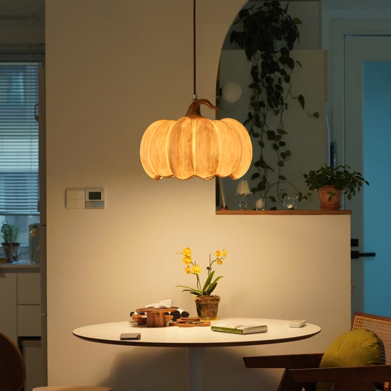 

Креативные подвесные светильники с тыквой для гостиной и спальни, подвесные светильники для ресторана, декоративные люстры для кабинета, внутреннее освещение