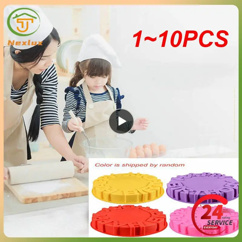 

1 ~ 10 шт., силиконовая круглая форма для торта