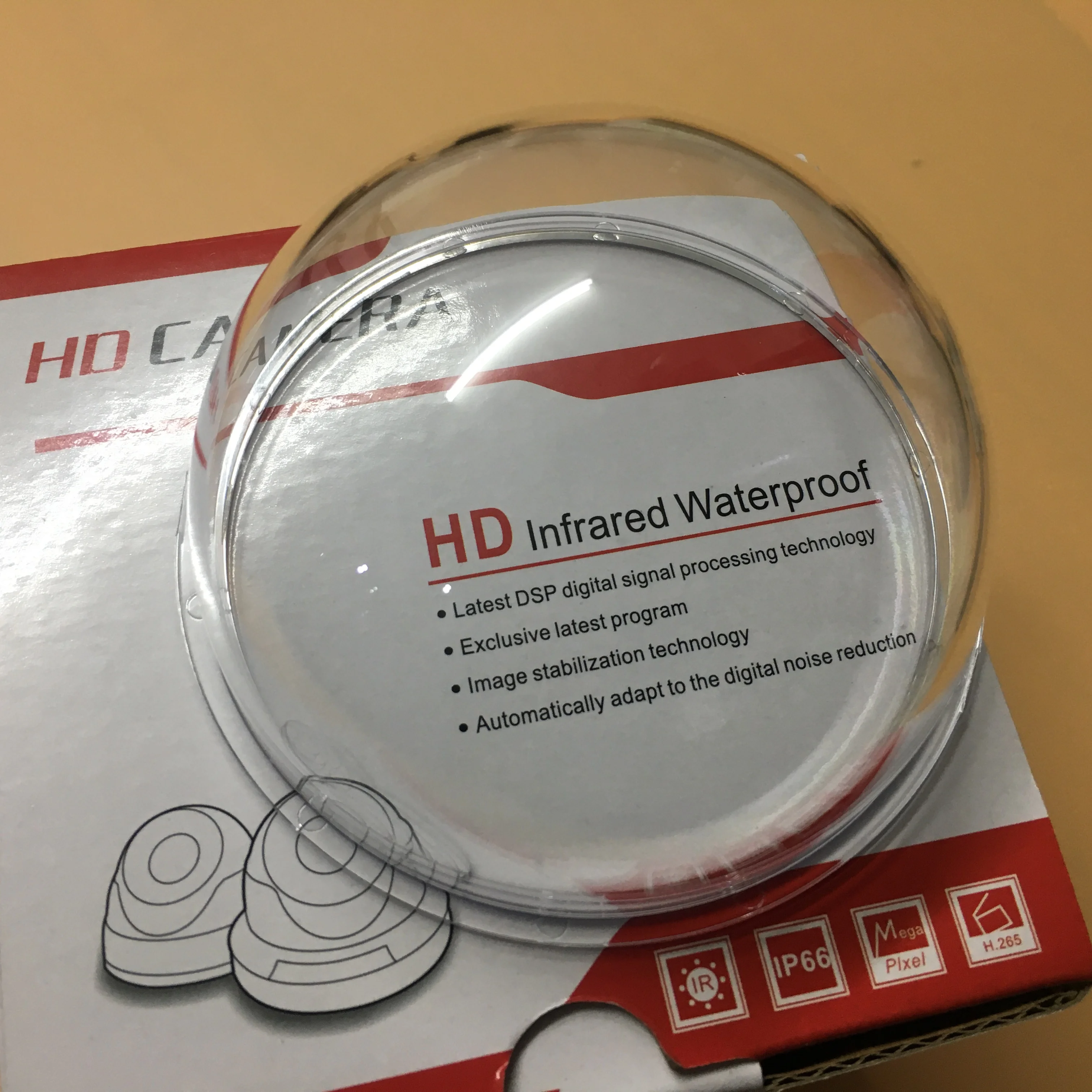 

3,0-дюймовый акриловый купол для внутреннего и наружного видеонаблюдения, сменный прозрачный корпус купольной камеры для Hikvision, Dahua, Samsung и т. д.