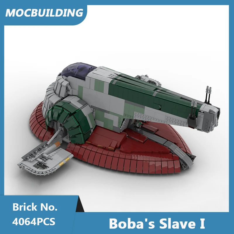 

Строительные блоки MOC, ведомый Боба, я, космос, войны, серия фильмов, сборные кирпичи «сделай сам», детские игрушки, подарки, 4064 шт.